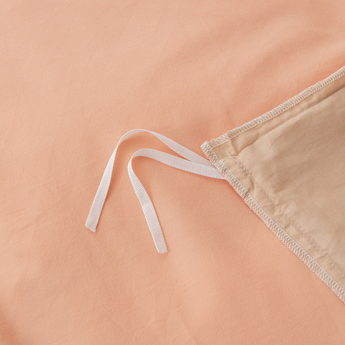 91家纺网 家纺一手货源 找家纺 沃尔居 2025新款全棉磨毛加厚长绒棉单被套纯色学生宿舍贡缎100%纯棉被套 梦境--杏子蔷薇