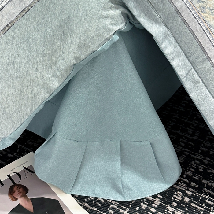 91家纺网 家纺一手货源 找家纺 喜四方 2025新款加厚全棉大版印花四件套 千里江山-蓝