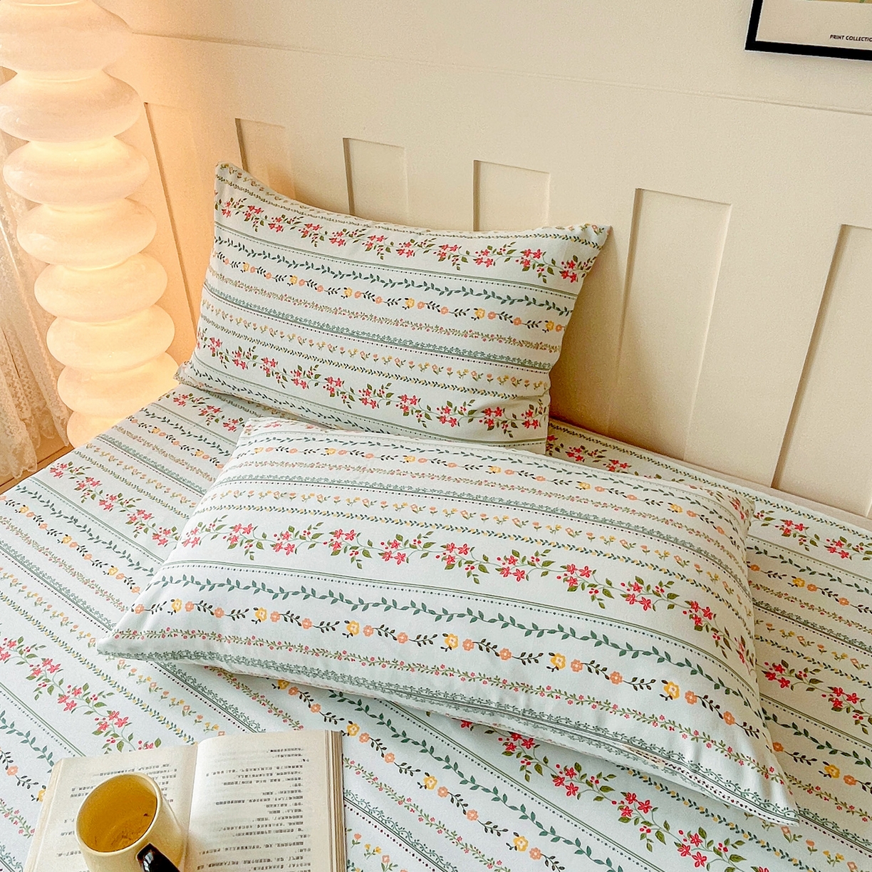 91家纺网 家纺一手货源 找家纺 棉乐町家居2025新款升级细纱老粗布床单(量大从优) 晨曦