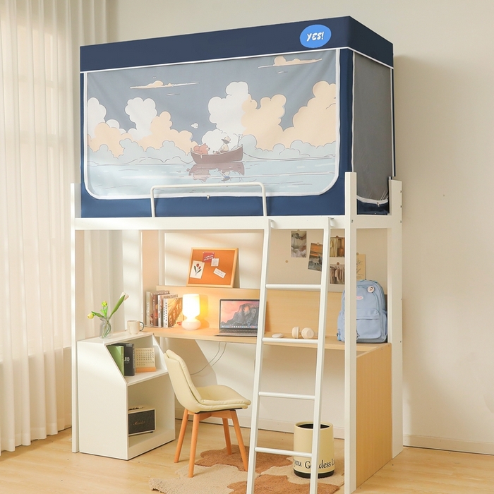 91家纺网 家纺一手货源 找家纺 卓尔居 2025新款学生遮光蚊帐 梦境巡游