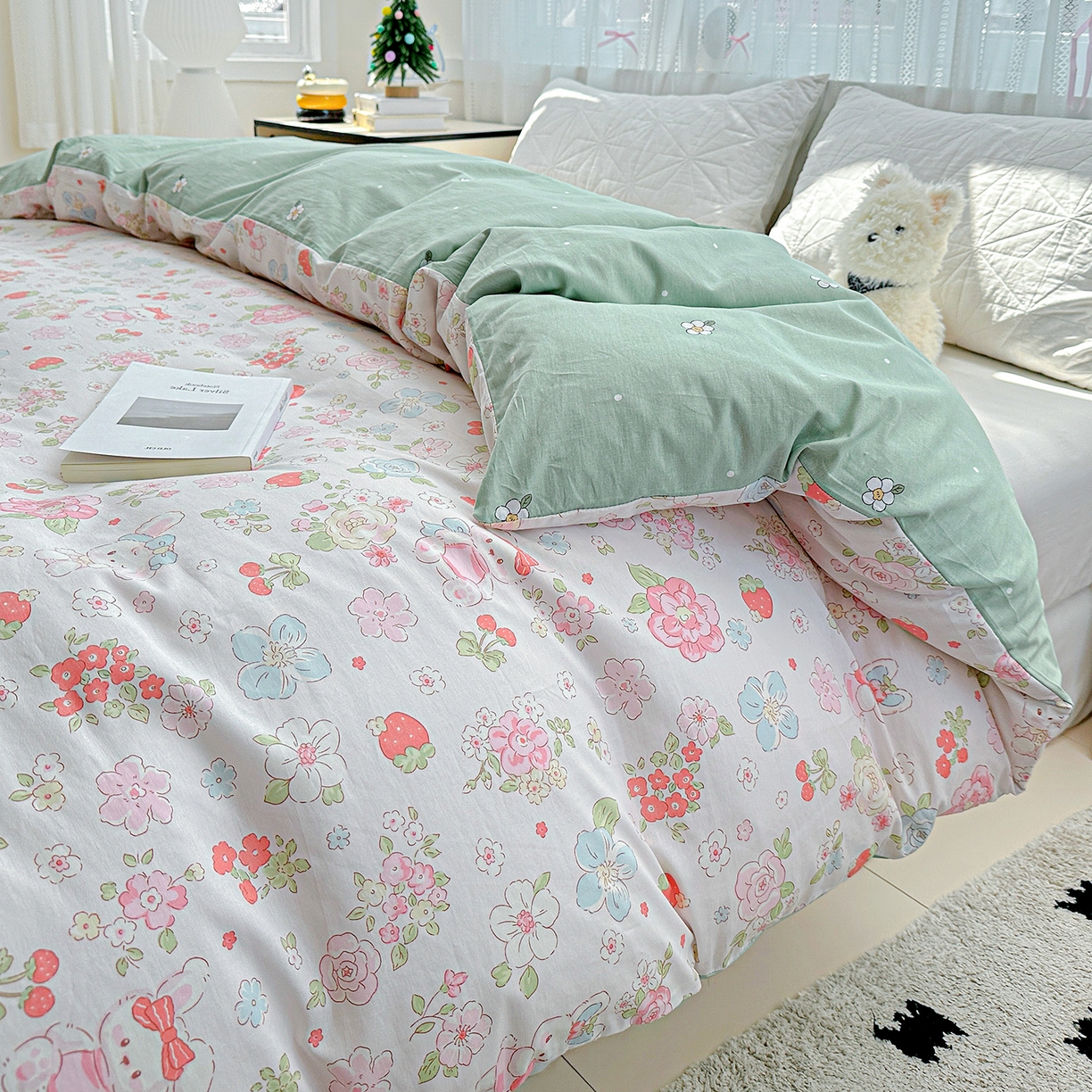 91家纺网 家纺一手货源 找家纺 （总）恩泽家纺 2025新款全棉纯棉12868喷气印花系列被套单品被套单件单被套-第二批