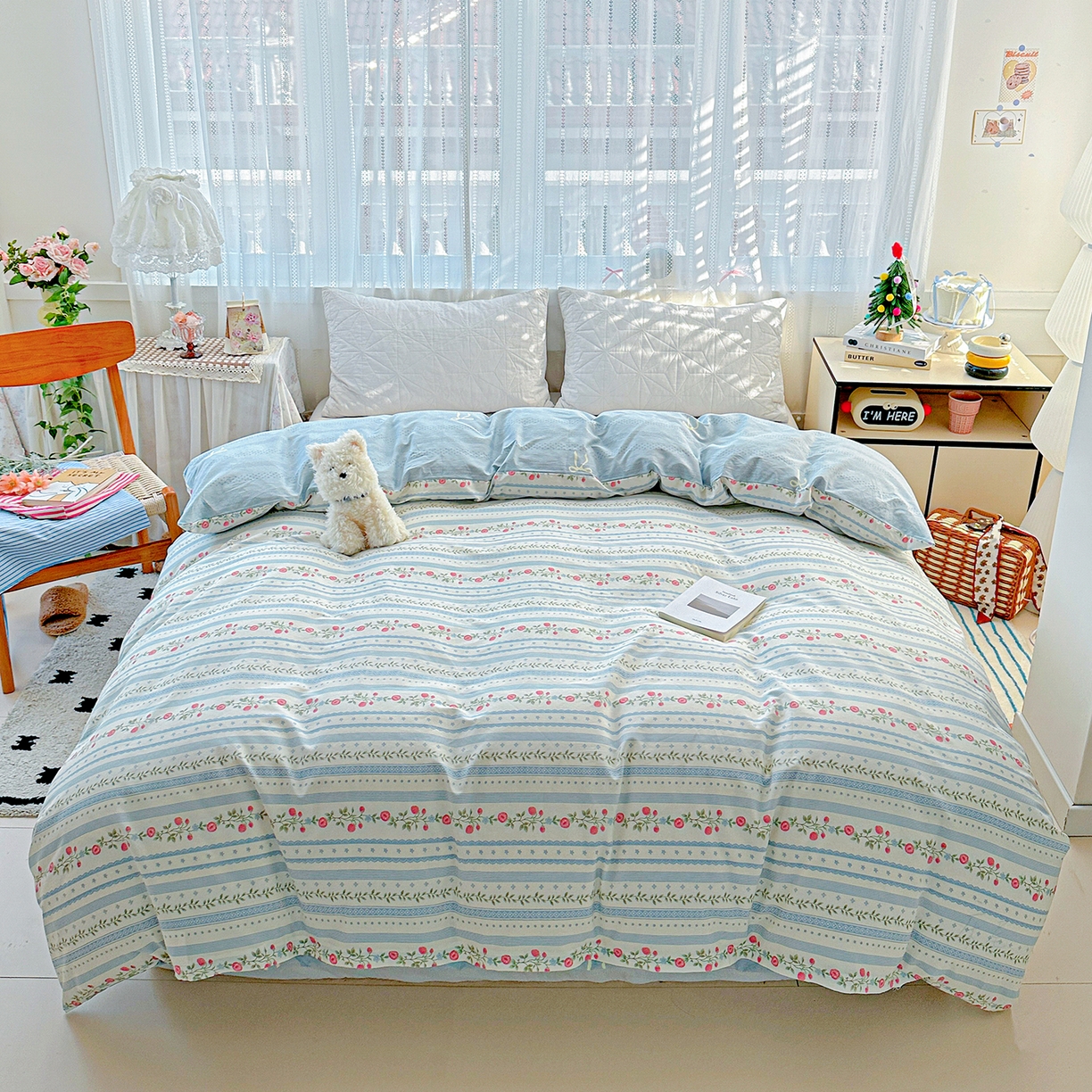 91家纺网 家纺一手货源 找家纺 （总）恩泽家纺 2025新款全棉纯棉12868喷气印花系列被套单品被套单件单被套-第二批