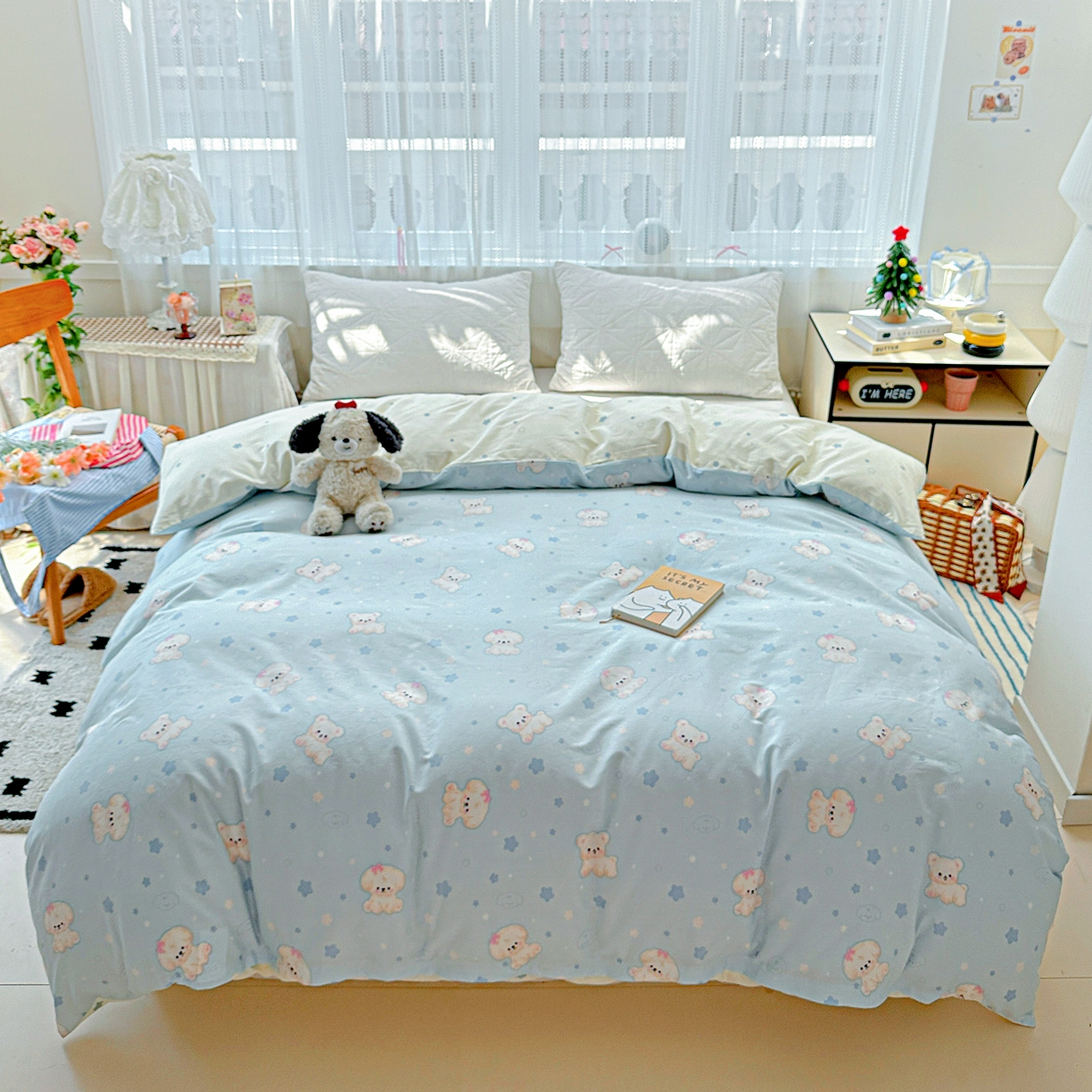 91家纺网 家纺一手货源 找家纺 （总）恩泽家纺 2025新款全棉纯棉12868喷气印花系列被套单品被套单件单被套-第二批