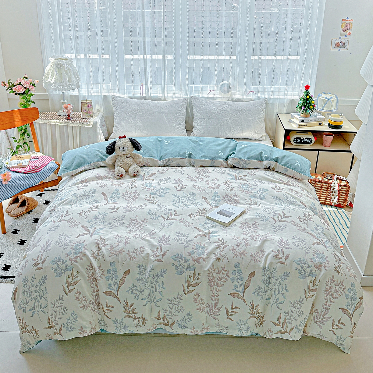 91家纺网 家纺一手货源 找家纺 （总）恩泽家纺 2025新款全棉纯棉12868喷气印花系列被套单品被套单件单被套-第二批