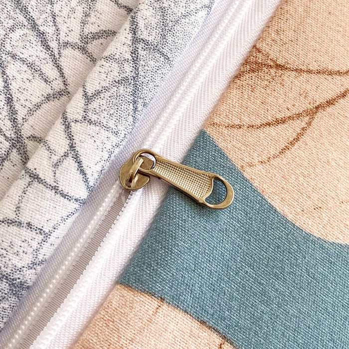 91家纺网 家纺一手货源 找家纺 芯宜佳 2025新款小清新斜纹印花双人枕套 花韵风情