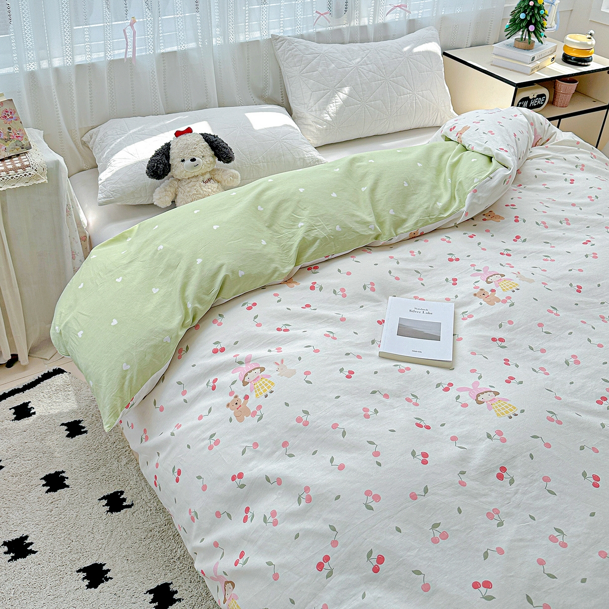 91家纺网 家纺一手货源 找家纺 恩泽家纺 2025新款全棉纯棉12868喷气印花系列被套单品被套单件单被套-第二批 花季少女