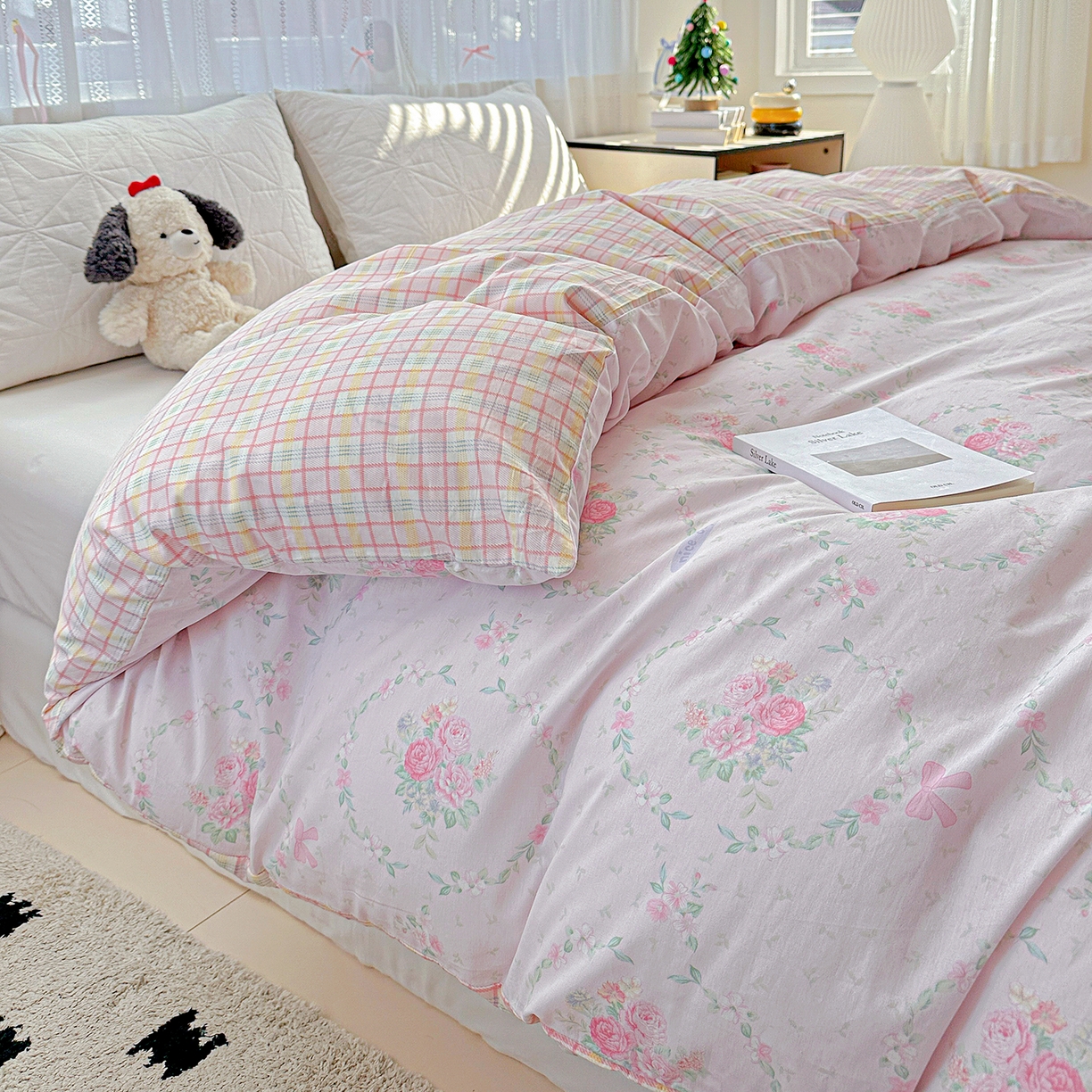 91家纺网 家纺一手货源 找家纺 恩泽家纺 2025新款全棉纯棉12868喷气印花系列被套单品被套单件单被套-第二批 花香丽影