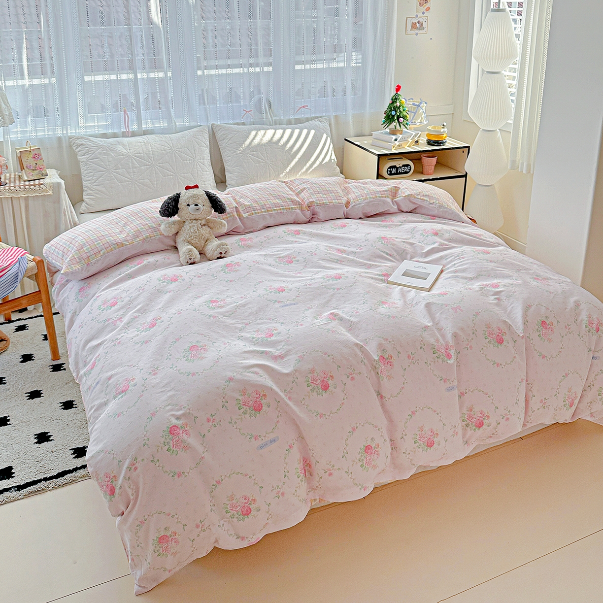 91家纺网 家纺一手货源 找家纺 恩泽家纺 2025新款全棉纯棉12868喷气印花系列被套单品被套单件单被套-第二批 花香丽影