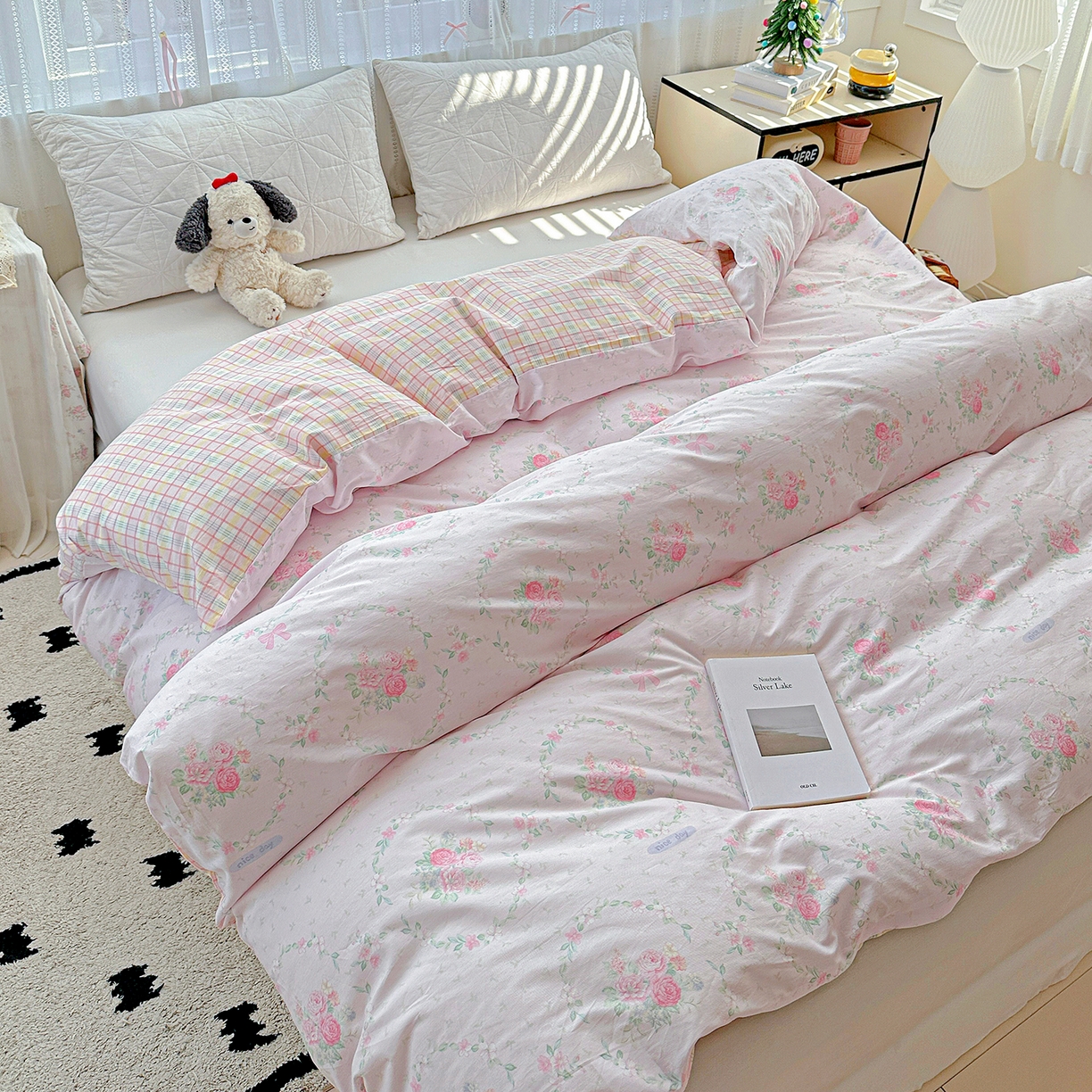 91家纺网 家纺一手货源 找家纺 恩泽家纺 2025新款全棉纯棉12868喷气印花系列被套单品被套单件单被套-第二批 花香丽影