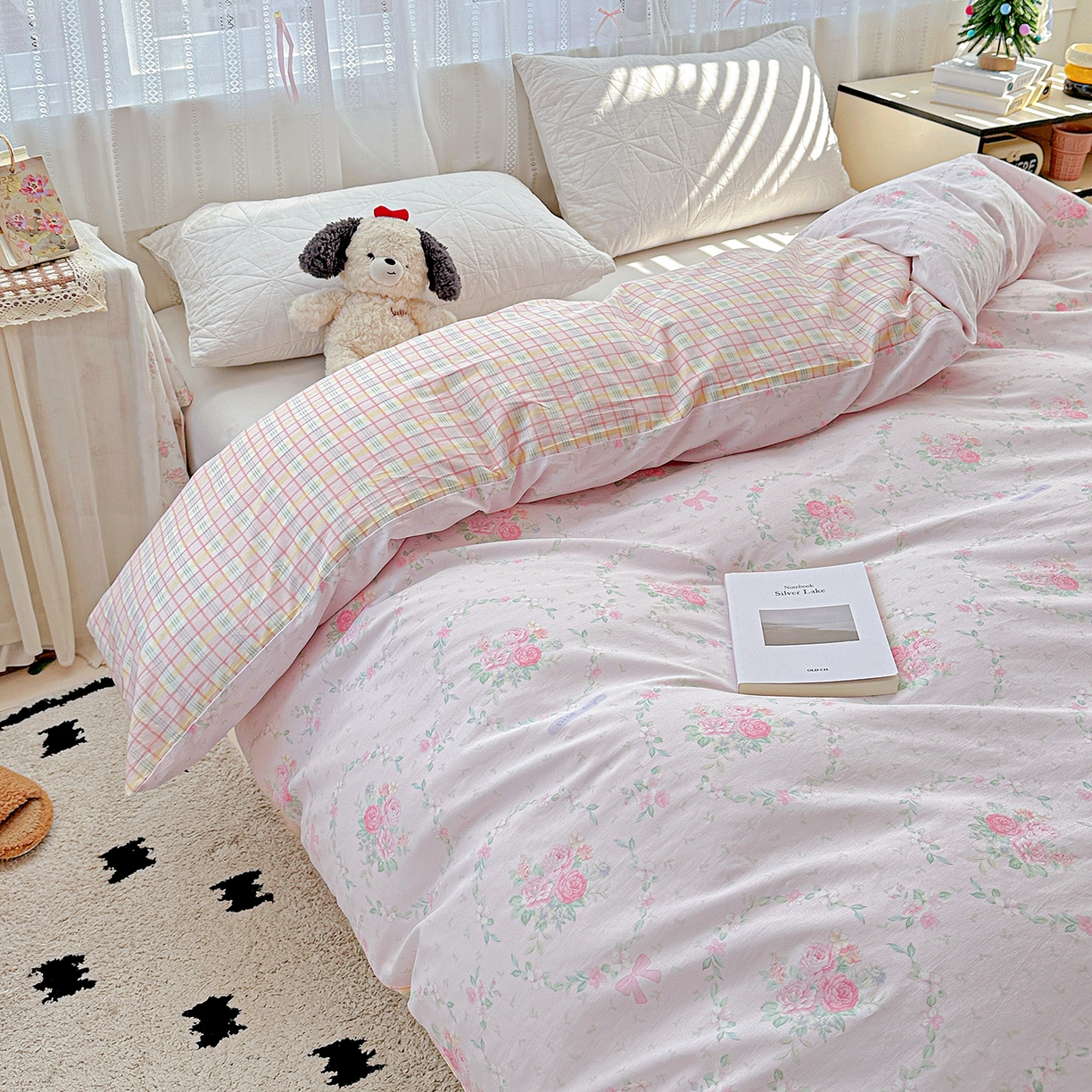 91家纺网 家纺一手货源 找家纺 恩泽家纺 2025新款全棉纯棉12868喷气印花系列被套单品被套单件单被套-第二批 花香丽影