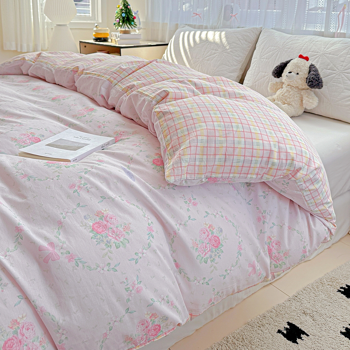 91家纺网 家纺一手货源 找家纺 恩泽家纺 2025新款全棉纯棉12868喷气印花系列被套单品被套单件单被套-第二批 花香丽影