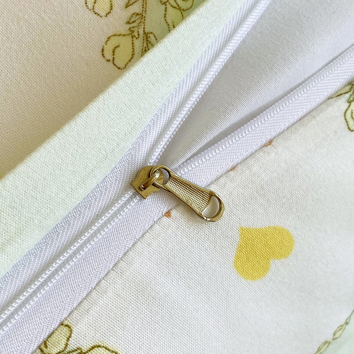 91家纺网 家纺一手货源 找家纺 芯宜佳 2025新款小清新斜纹印花双人枕套 花语萌兔