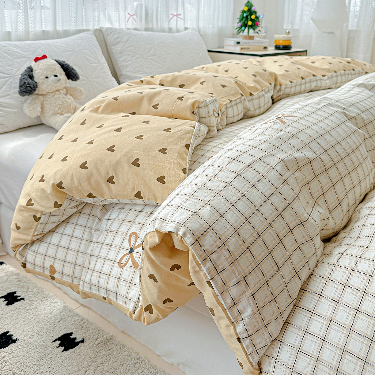 91家纺网 家纺一手货源 找家纺 恩泽家纺 2025新款全棉纯棉12868喷气印花系列被套单品被套单件单被套-第二批 极简主义