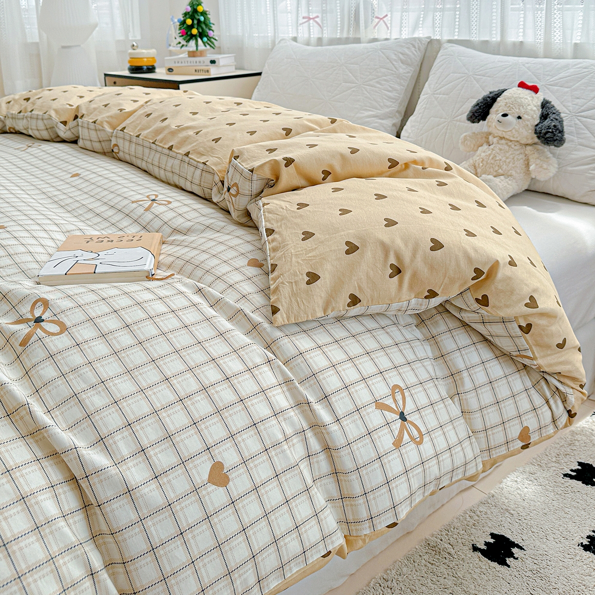 91家纺网 家纺一手货源 找家纺 恩泽家纺 2025新款全棉纯棉12868喷气印花系列被套单品被套单件单被套-第二批 极简主义