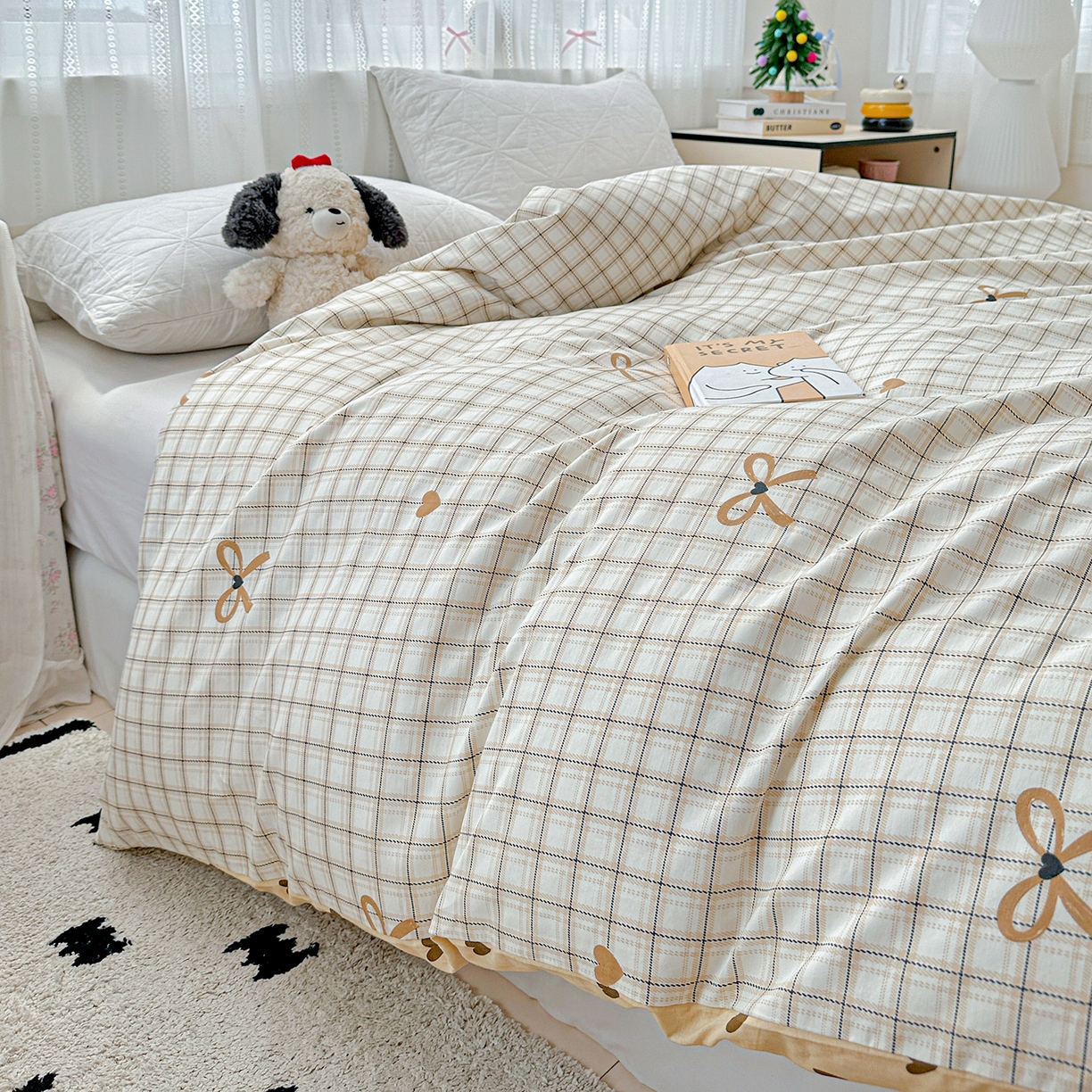 91家纺网 家纺一手货源 找家纺 恩泽家纺 2025新款全棉纯棉12868喷气印花系列被套单品被套单件单被套-第二批 极简主义