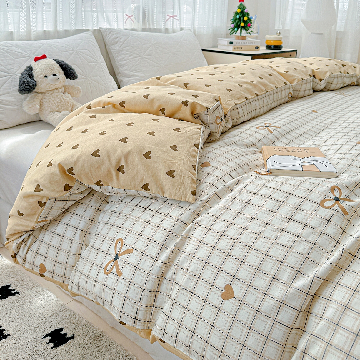 91家纺网 家纺一手货源 找家纺 恩泽家纺 2025新款全棉纯棉12868喷气印花系列被套单品被套单件单被套-第二批 极简主义