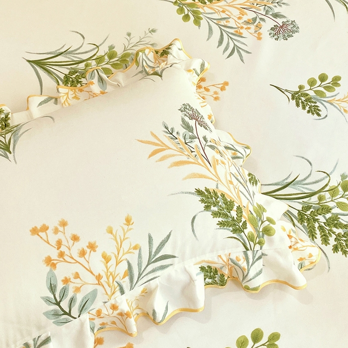 91家纺网 家纺一手货源 找家纺 （总）雨彤家纺 2025新款韩式公主风亲肤斜纹枕套