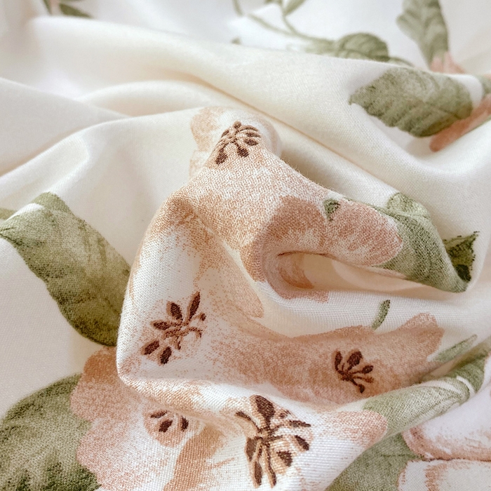 91家纺网 家纺一手货源 找家纺 雨彤家纺 2025新款韩式公主风亲肤斜纹枕套 公主风-望夏花艺