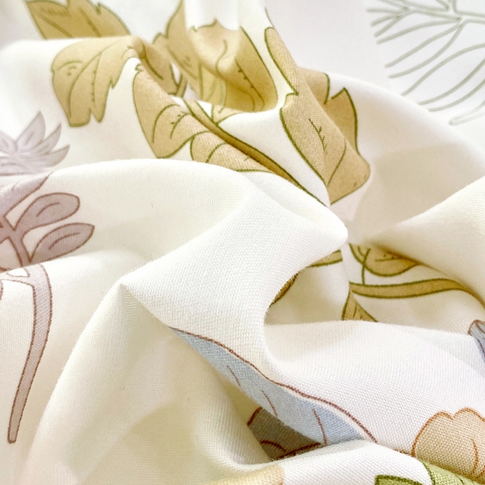 91家纺网 家纺一手货源 找家纺 雨彤家纺 2025新款韩式公主风亲肤斜纹枕套 公主风-沐叶拾影