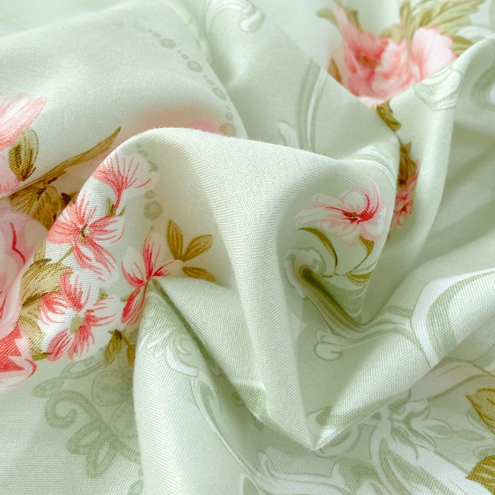 91家纺网 家纺一手货源 找家纺 雨彤家纺 2025新款韩式公主风亲肤斜纹枕套 公主风-莱茵花畔