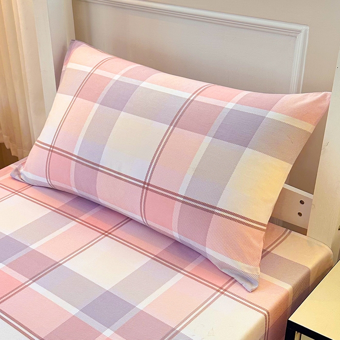 91家纺网 家纺一手货源 找家纺 雨彤家纺 2025条纹水洗棉学生宿舍床单单床单床单单件 爱诺格