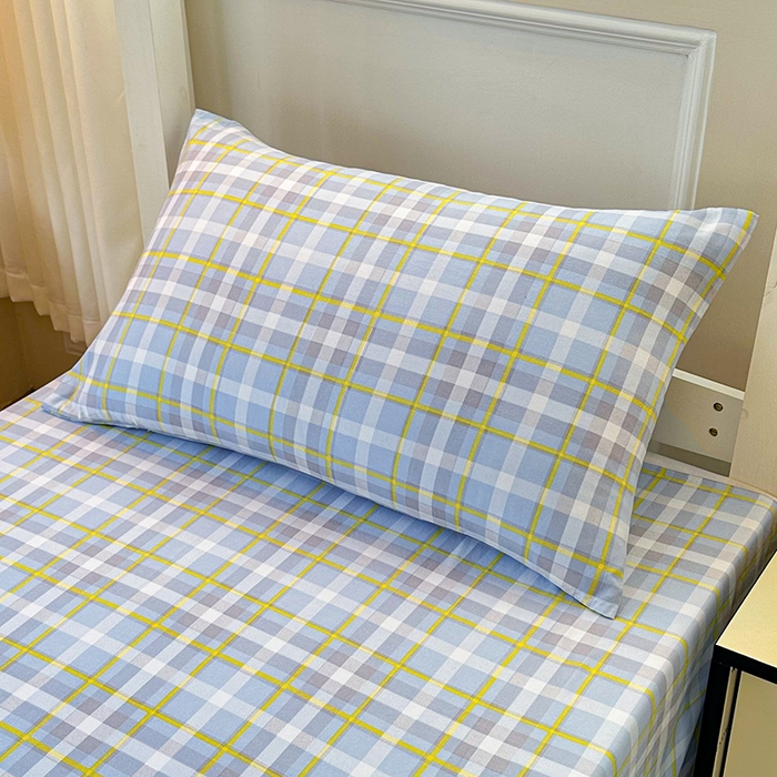 91家纺网 家纺一手货源 找家纺 雨彤家纺 2025条纹水洗棉学生宿舍床单单床单床单单件 芙兰仕