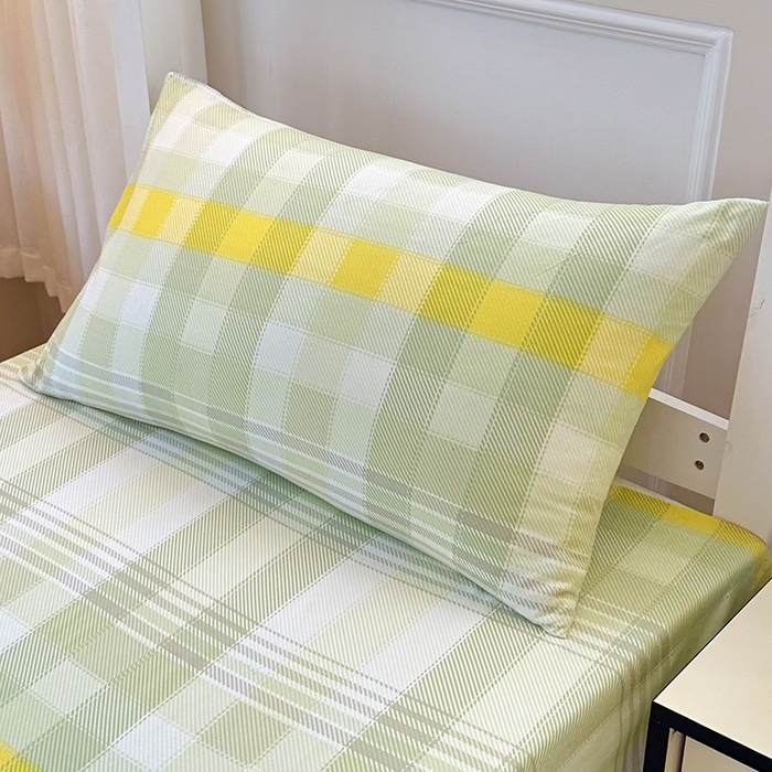 91家纺网 家纺一手货源 找家纺 雨彤家纺 2025条纹水洗棉学生宿舍床单单床单床单单件 安格尔