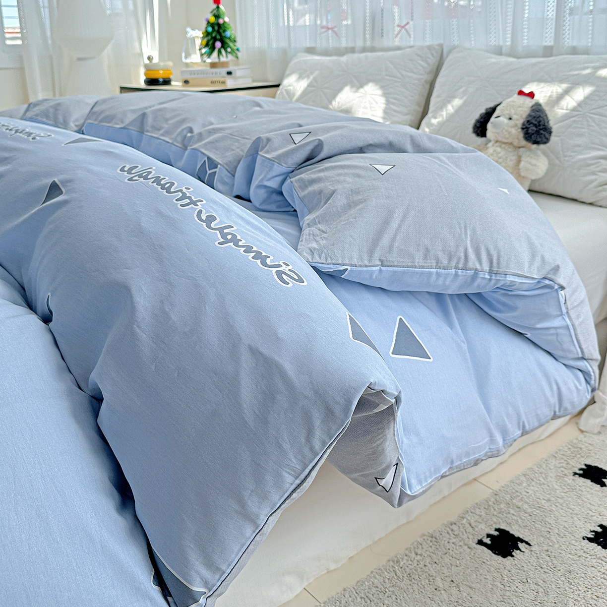 91家纺网 家纺一手货源 找家纺 恩泽家纺 2025新款全棉纯棉12868喷气印花系列被套单品被套单件单被套-第二批 拉菲特