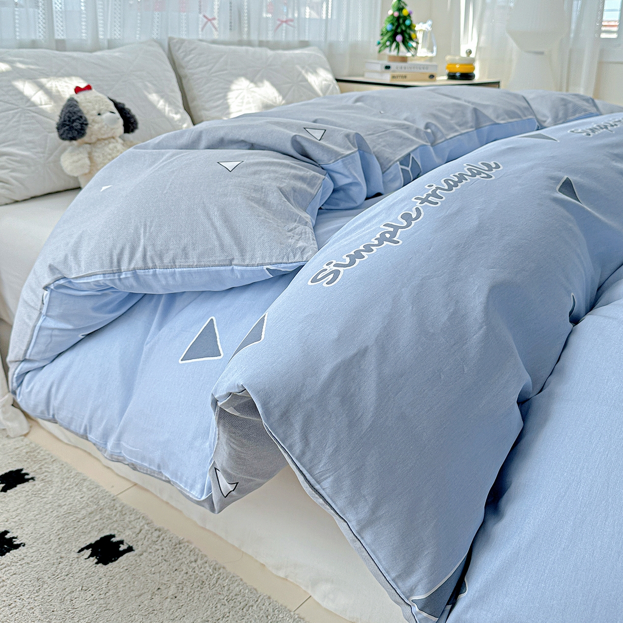 91家纺网 家纺一手货源 找家纺 恩泽家纺 2025新款全棉纯棉12868喷气印花系列被套单品被套单件单被套-第二批 拉菲特