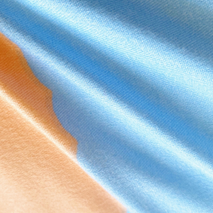 91家纺网 家纺一手货源 找家纺 芯宜佳 2025新款小清新斜纹印花双人枕套 彩虹桥