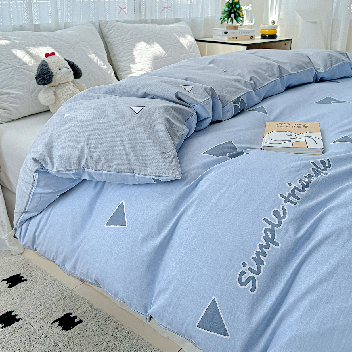 91家纺网 家纺一手货源 找家纺 恩泽家纺 2025新款全棉纯棉12868喷气印花系列被套单品被套单件单被套-第二批 拉菲特