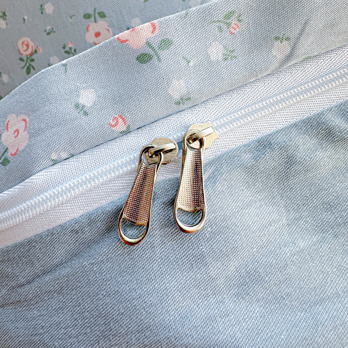 91家纺网 家纺一手货源 找家纺 恩泽家纺 2025新款全棉纯棉12868喷气印花系列被套单品被套单件单被套-第二批 蓝玫花语