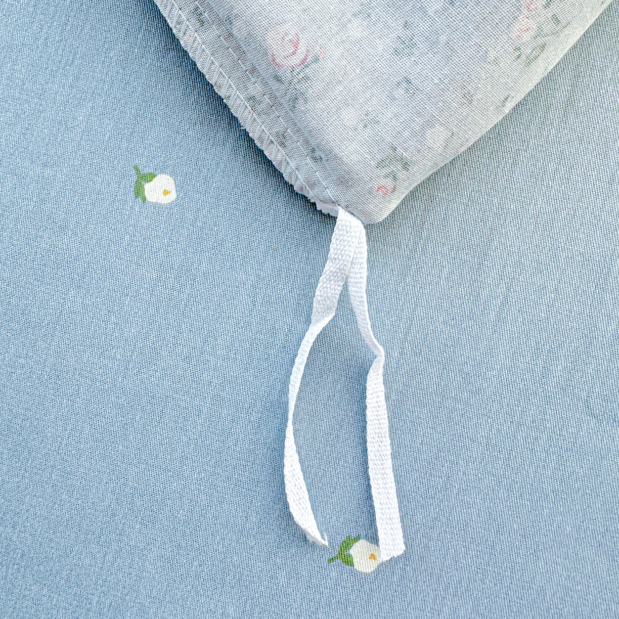 91家纺网 家纺一手货源 找家纺 恩泽家纺 2025新款全棉纯棉12868喷气印花系列被套单品被套单件单被套-第二批 蓝玫花语