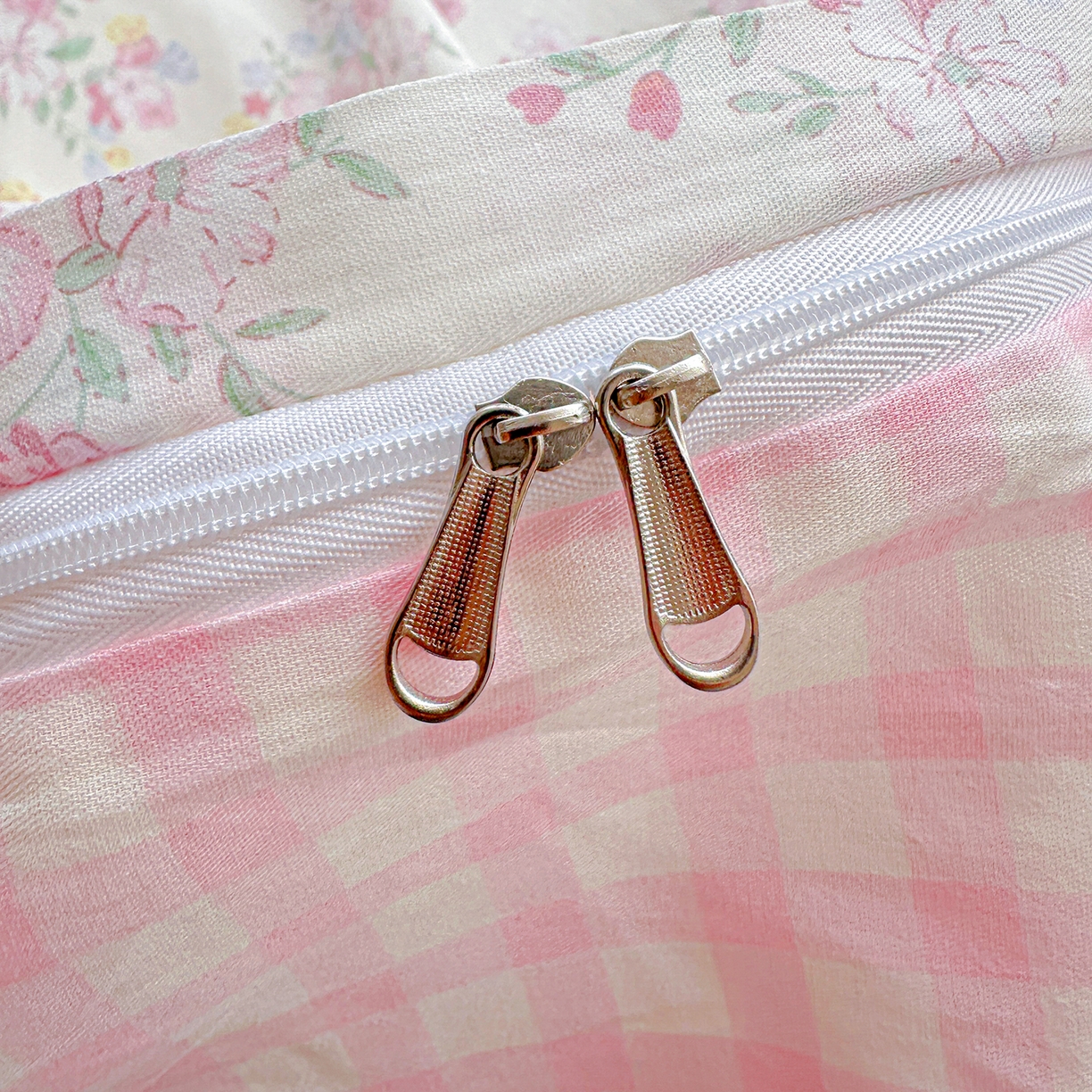 91家纺网 家纺一手货源 找家纺 恩泽家纺 2025新款全棉纯棉12868喷气印花系列被套单品被套单件单被套-第二批 洛琳粉