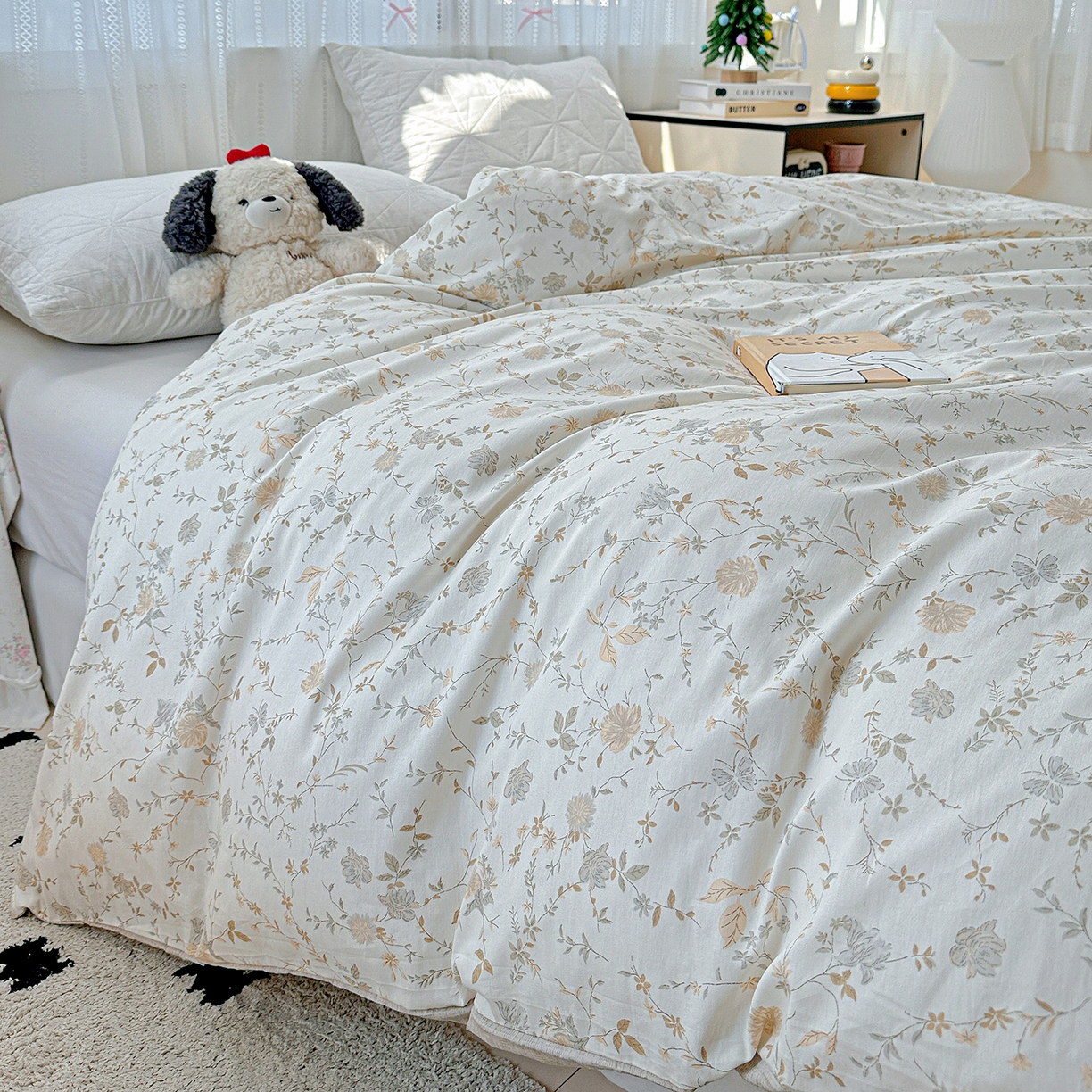 91家纺网 家纺一手货源 找家纺 恩泽家纺 2025新款全棉纯棉12868喷气印花系列被套单品被套单件单被套-第二批 赛木花