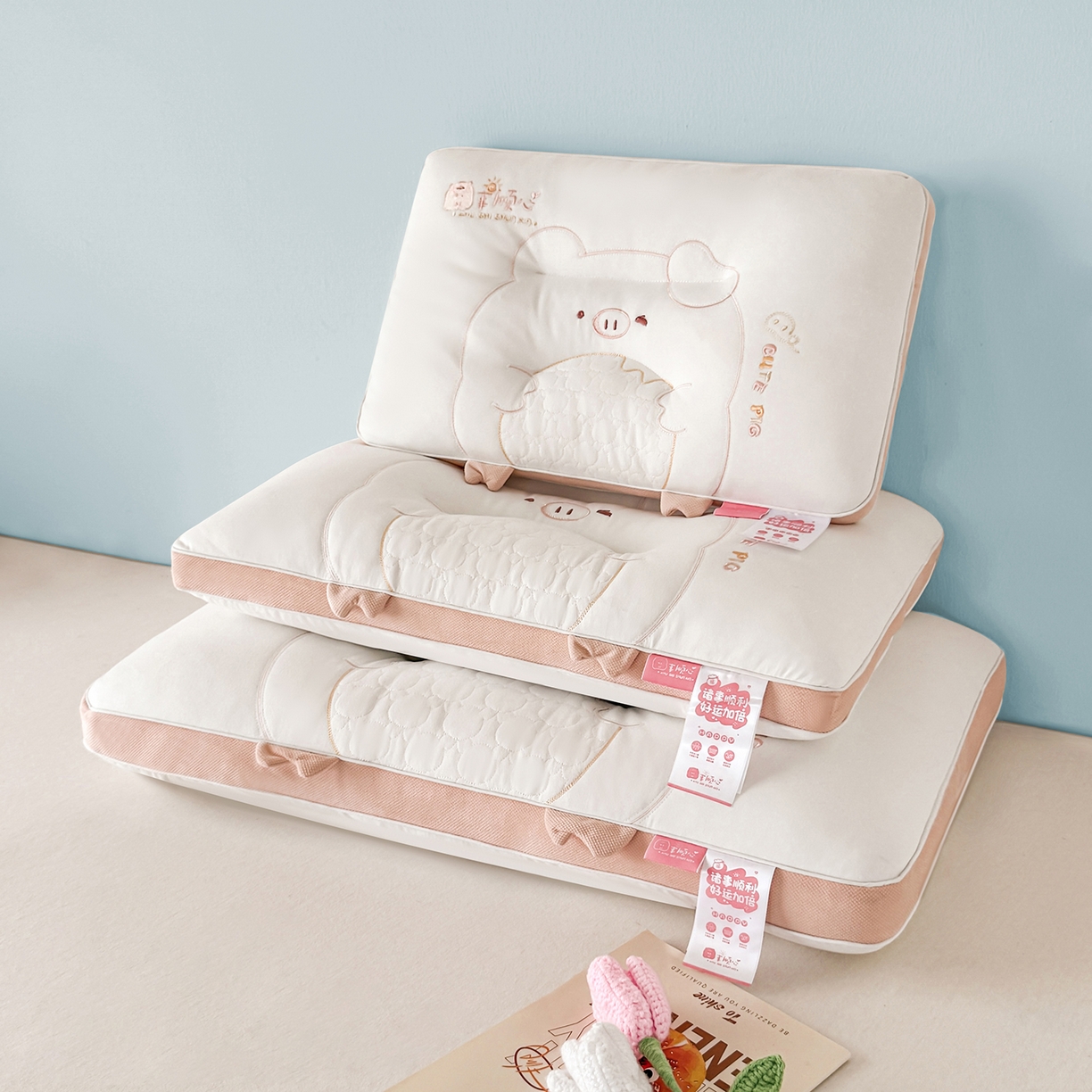 91家纺网 家纺一手货源 找家纺 （总）云熙枕业 2025新款亲肤舒适诸事顺心枕枕头枕芯