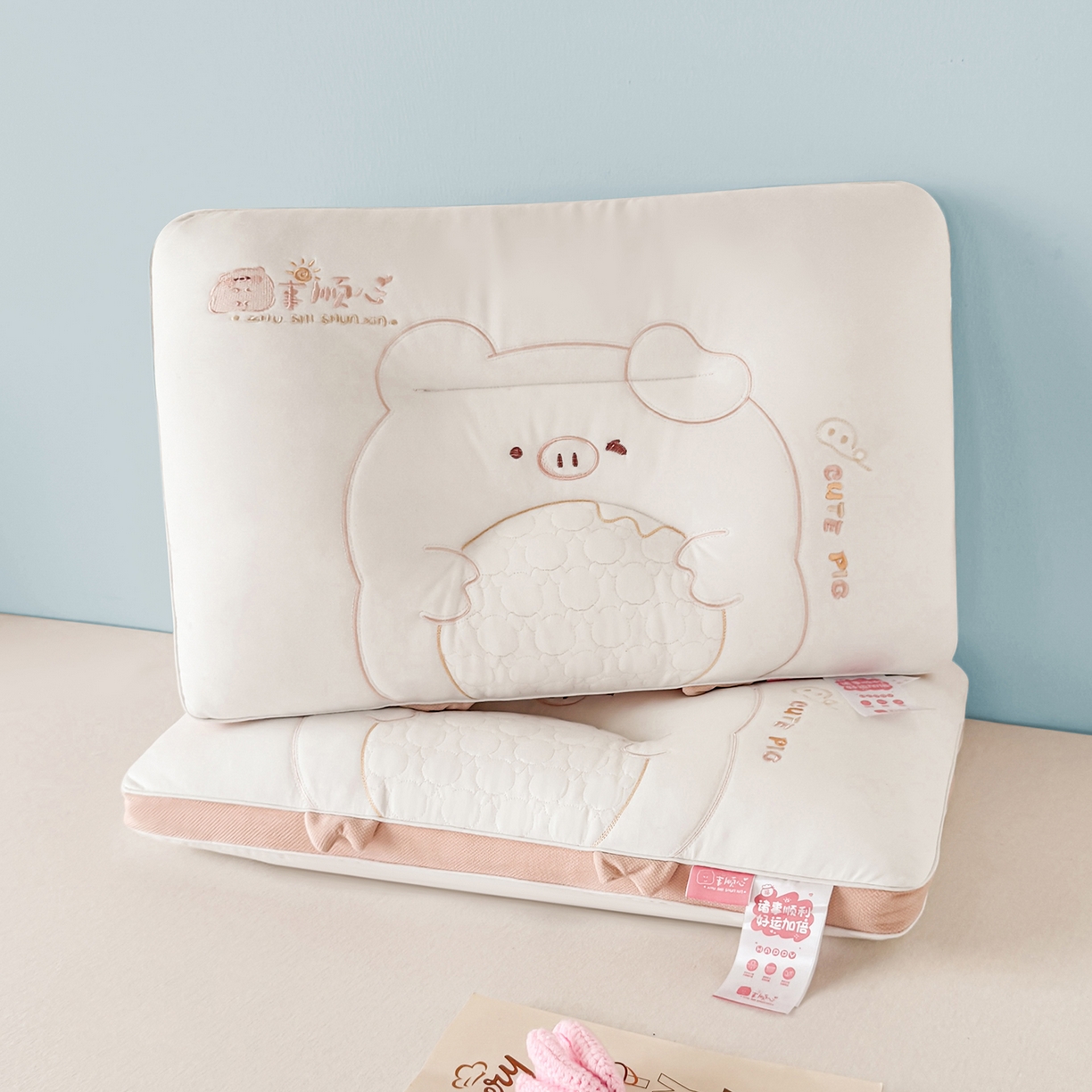 91家纺网 家纺一手货源 找家纺 （总）云熙枕业 2025新款亲肤舒适诸事顺心枕枕头枕芯