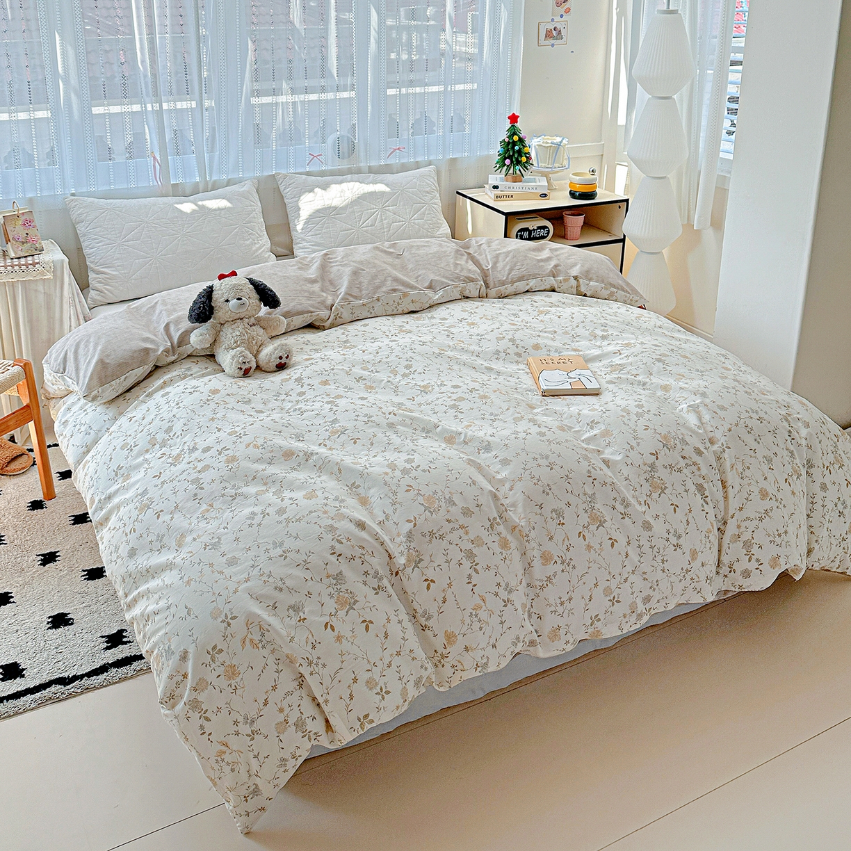 91家纺网 家纺一手货源 找家纺 恩泽家纺 2025新款全棉纯棉12868喷气印花系列被套单品被套单件单被套-第二批 赛木花