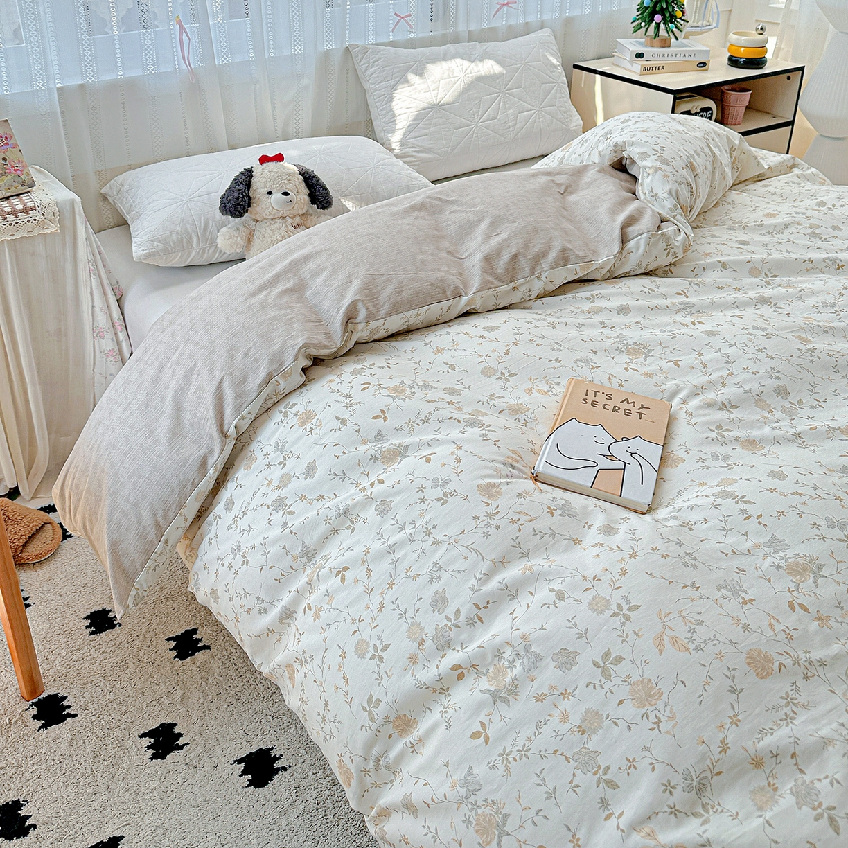 91家纺网 家纺一手货源 找家纺 恩泽家纺 2025新款全棉纯棉12868喷气印花系列被套单品被套单件单被套-第二批 赛木花