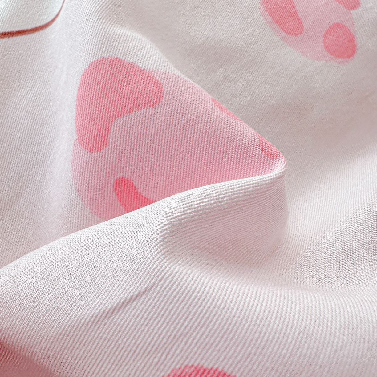 91家纺网 家纺一手货源 找家纺 恩泽家纺 2025新款全棉纯棉12868喷气印花系列被套单品被套单件单被套-第二批 时尚猫咪粉