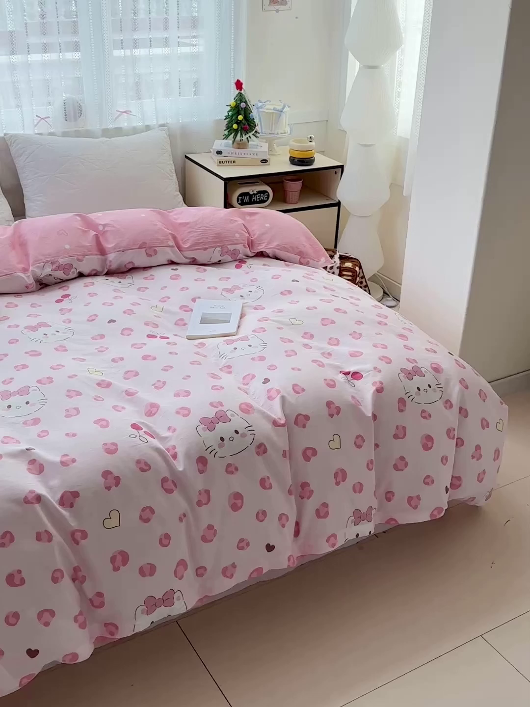 91家纺网 家纺一手货源 找家纺 恩泽家纺 2025新款全棉纯棉12868喷气印花系列被套单品被套单件单被套-第二批 时尚猫咪粉