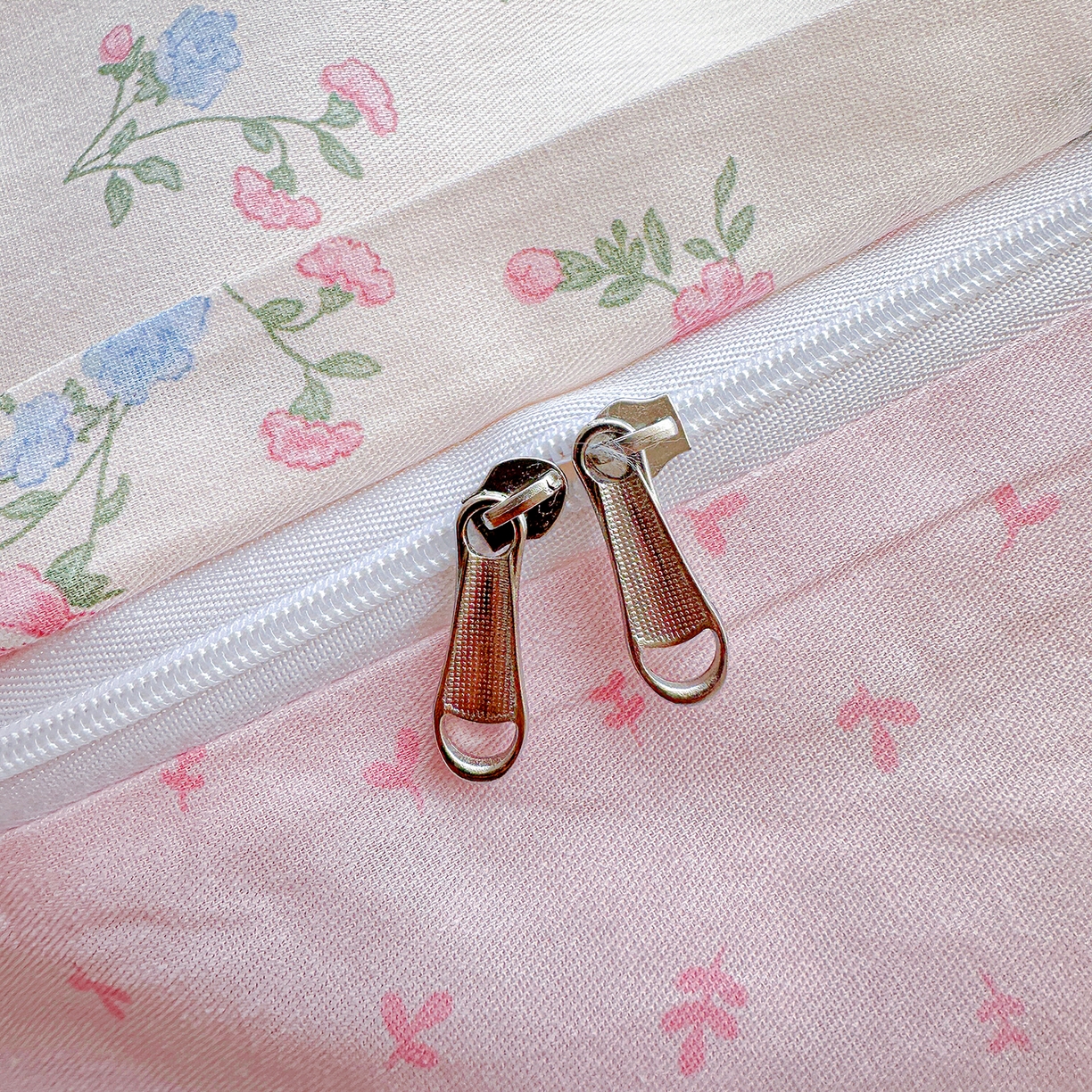 91家纺网 家纺一手货源 找家纺 恩泽家纺 2025新款全棉纯棉12868喷气印花系列被套单品被套单件单被套-第二批 晚风梦粉