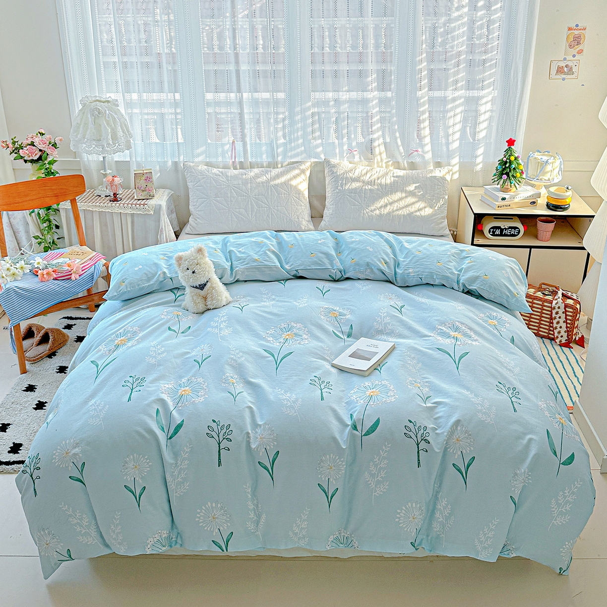 91家纺网 家纺一手货源 找家纺 恩泽家纺 2025新款全棉纯棉12868喷气印花系列被套单品被套单件单被套-第二批 夏花