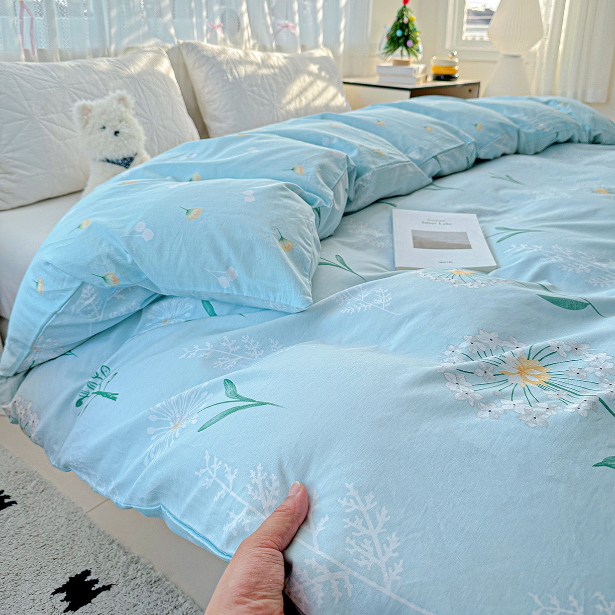 91家纺网 家纺一手货源 找家纺 恩泽家纺 2025新款全棉纯棉12868喷气印花系列被套单品被套单件单被套-第二批 夏花