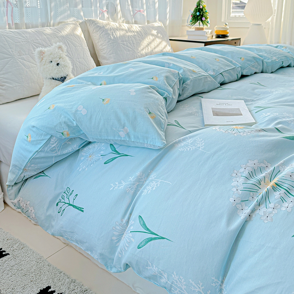 91家纺网 家纺一手货源 找家纺 恩泽家纺 2025新款全棉纯棉12868喷气印花系列被套单品被套单件单被套-第二批 夏花