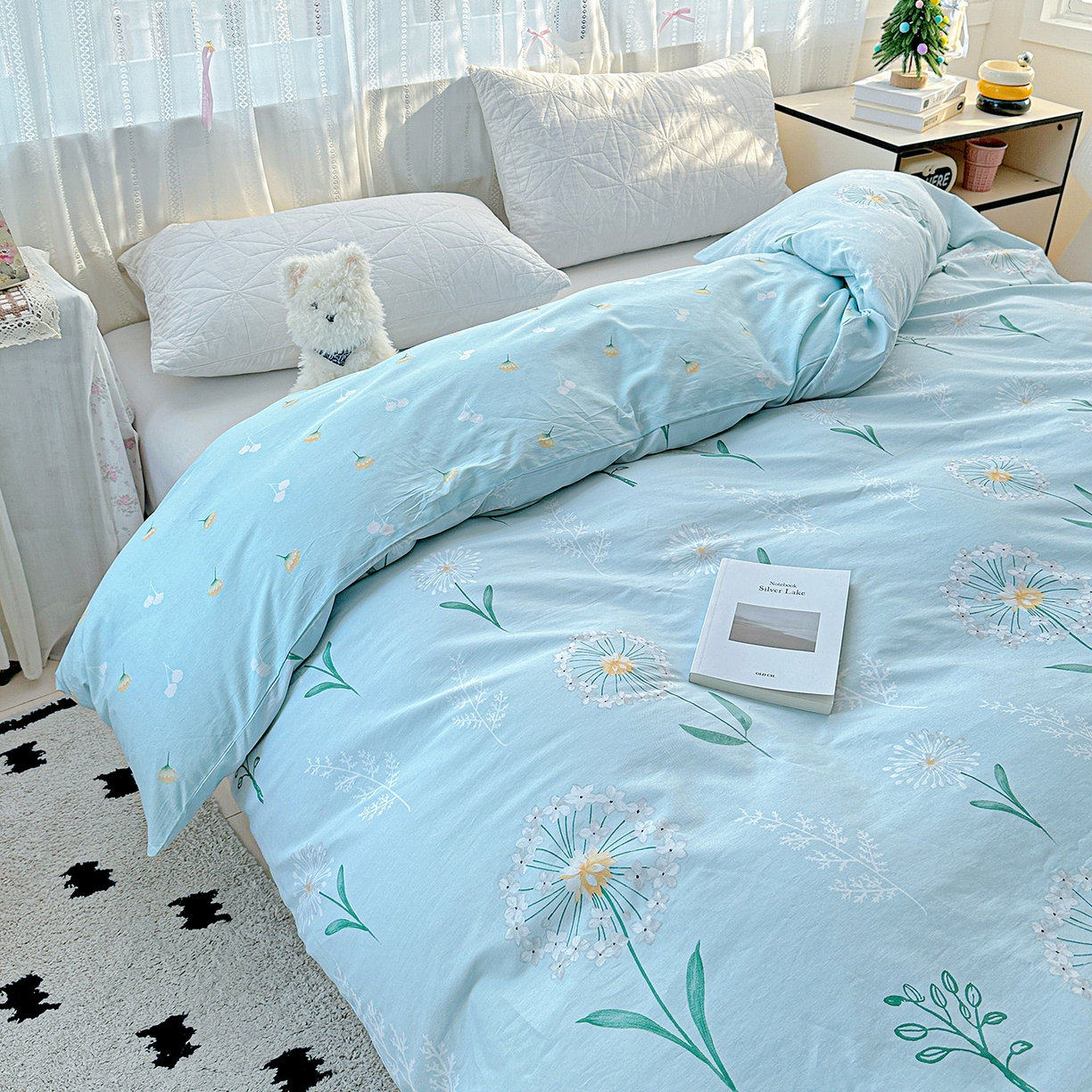 91家纺网 家纺一手货源 找家纺 恩泽家纺 2025新款全棉纯棉12868喷气印花系列被套单品被套单件单被套-第二批 夏花