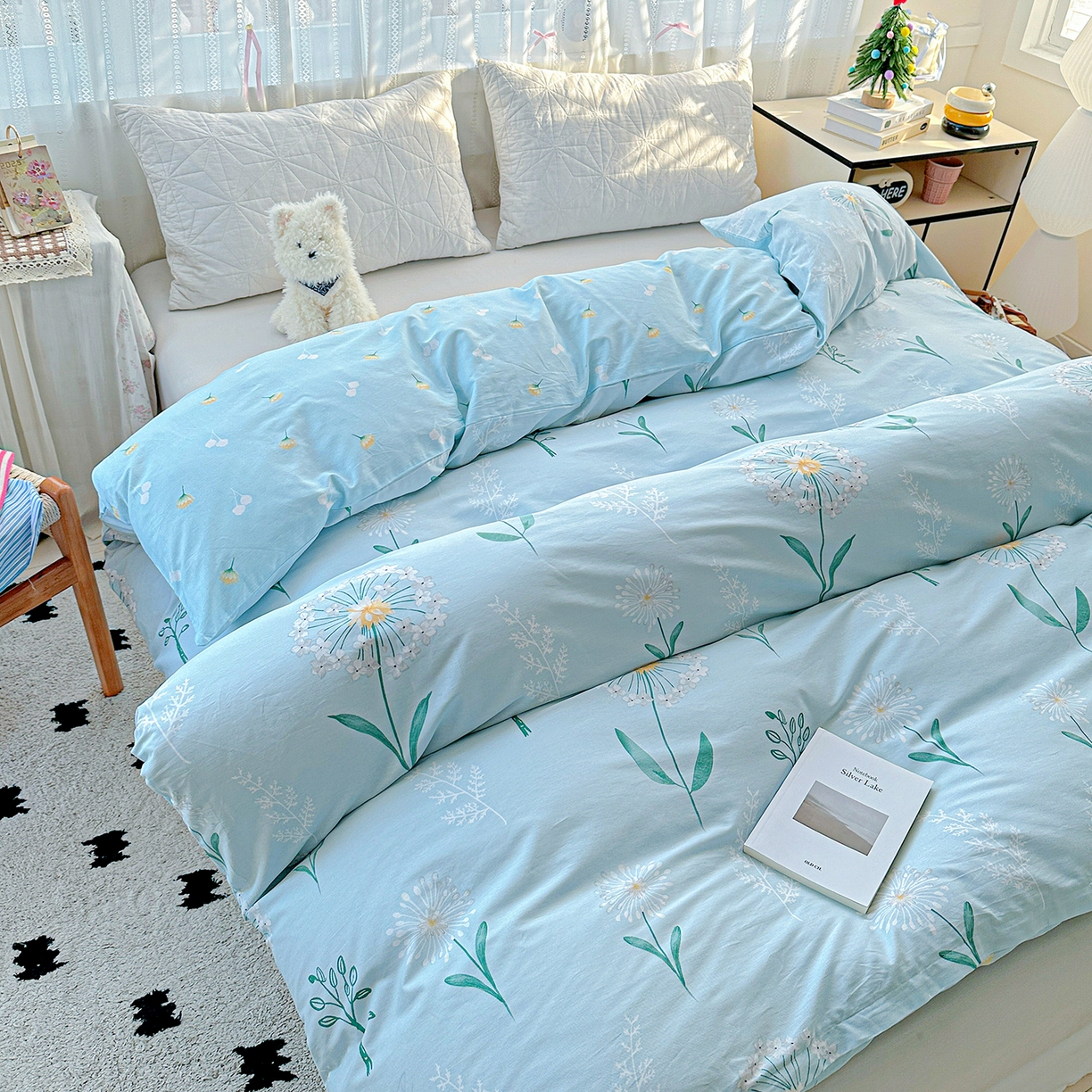 91家纺网 家纺一手货源 找家纺 恩泽家纺 2025新款全棉纯棉12868喷气印花系列被套单品被套单件单被套-第二批 夏花