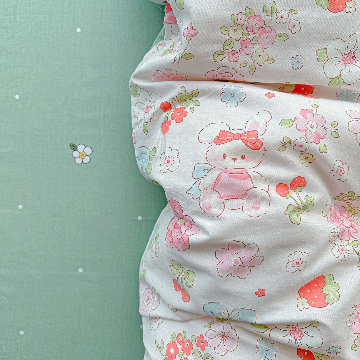 91家纺网 家纺一手货源 找家纺 （总）恩泽家纺 2025新款全棉纯棉12868喷气印花系列四件套-第二批