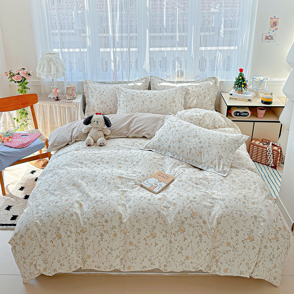 91家纺网 家纺一手货源 找家纺 （总）恩泽家纺 2025新款全棉纯棉12868喷气印花系列四件套-第二批