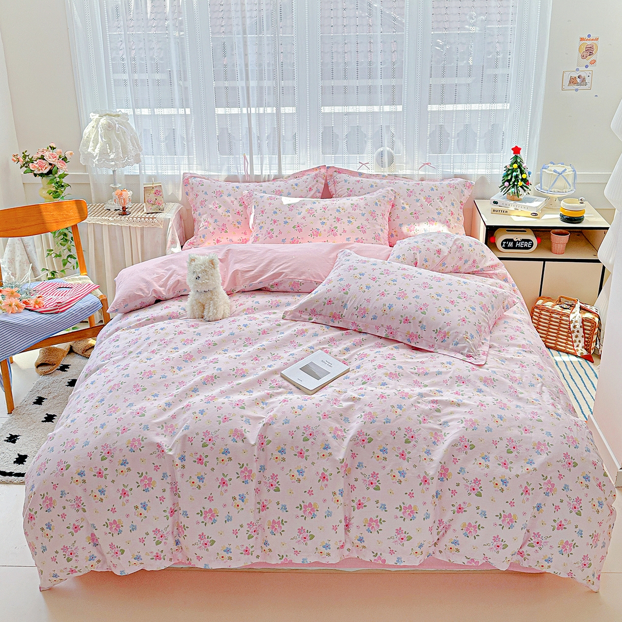 91家纺网 家纺一手货源 找家纺 （总）恩泽家纺 2025新款全棉纯棉12868喷气印花系列四件套-第二批